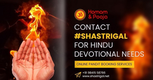 Poojas serve as a lifeline to divine blessings and help us to formalize our faith, our aspirations and our life mission. At Shastrigal.net, we can organize special online Pooja services for you and your family on auspicious occasions in the inner sanctum of the temple or you can also perform an online Pooja through Shastrigal.net and you can be sitting anywhere in the world and watch the snapshots and video clips of the Pooja performed on your behalf.

Call Now for any help! +91 98415 58766.

For more information, visit: https://www.shastrigal.net