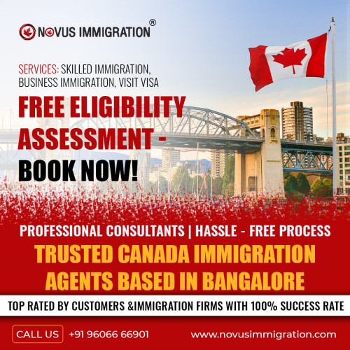 Novus Immigration Bangalore is a transparent Canadian immigration consultancy with advice you can trust. Novus is an ICCRC registered firm that can help you migrate to Canada in the best way possible. We are also ranked amongst the best Canada immigration consultants in Bangalore to get fake-free Canada immigration consultations.
As India's best immigration consultant, novusimmigrationbangalore.com has the experience and credibility to help you with your Canadian immigration process.
Visit our website: https://www.novusimmigration.com/